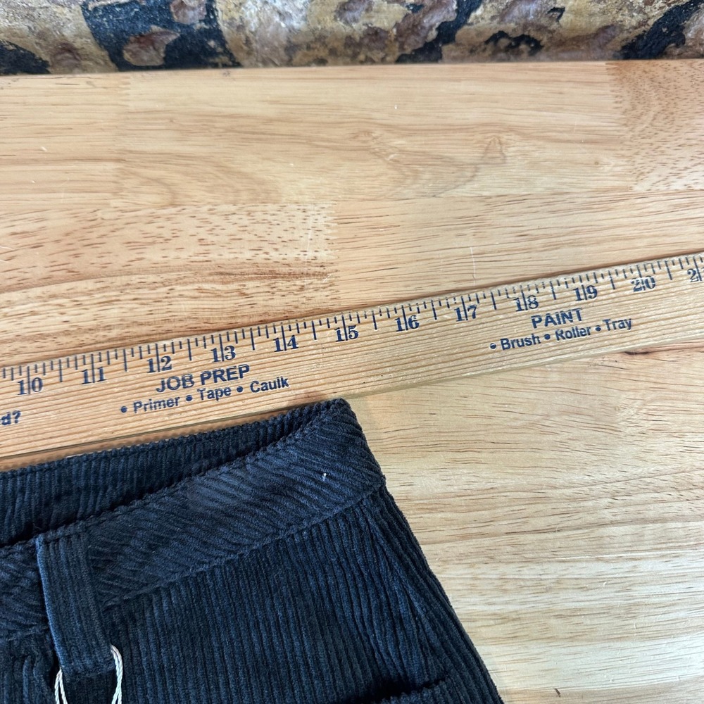 Bearded Goat Summer Days Corduroy Shorts Mens 28 Black Workwear - Picture 7 of 12